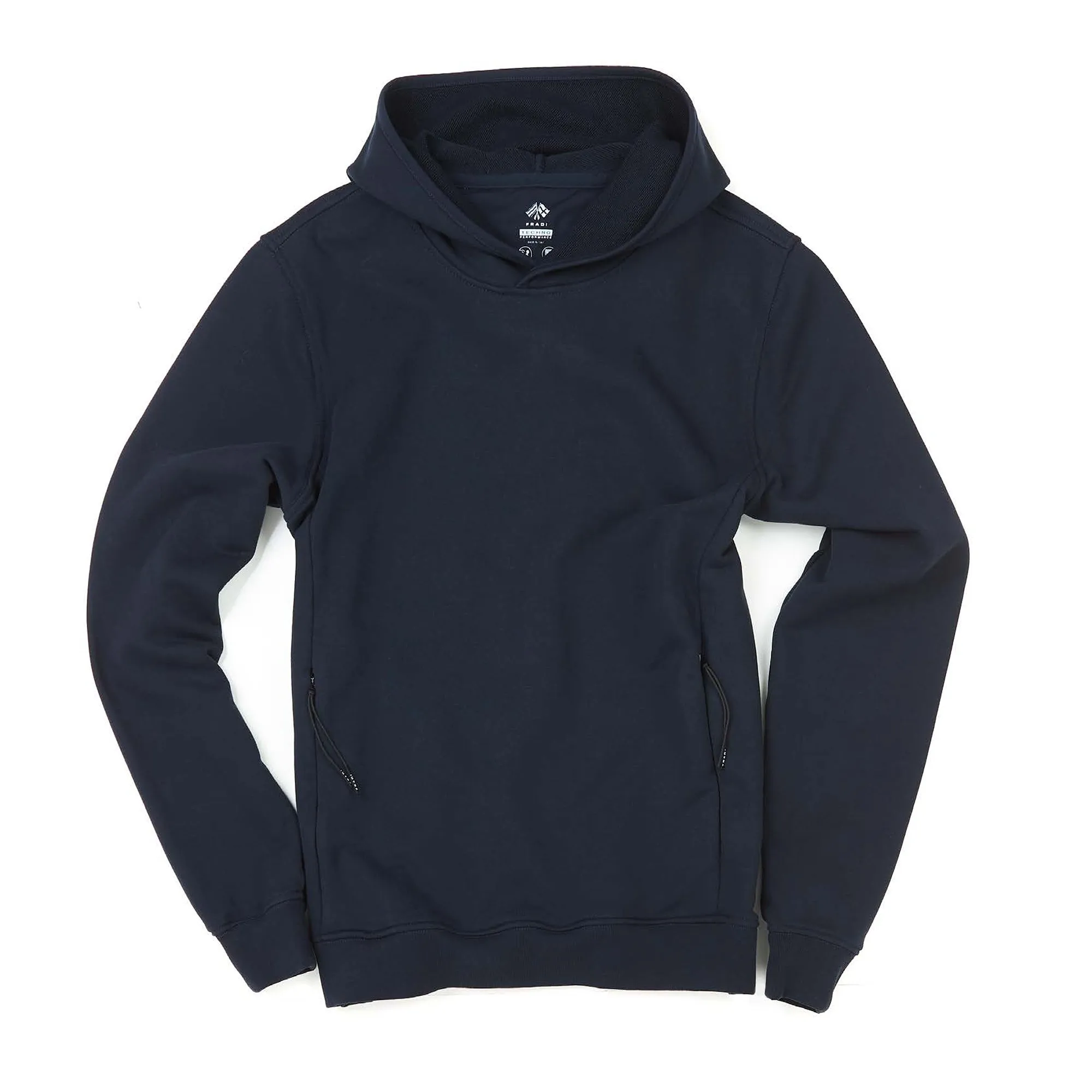 FRADI TECHNO ACTIVE Cotton Fleece Hoodie NAVY