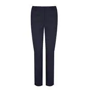 French Navy Textured Trousers