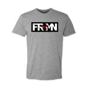 FRMN Tee - Grey with Red/White/Black