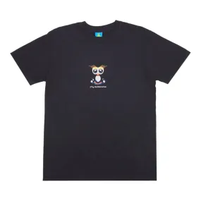 Frog Secret Penguin T Shirt  (Faded Black)