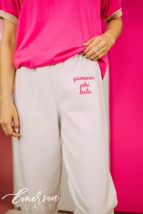 Gamma Phi Beta Script PR Joggers