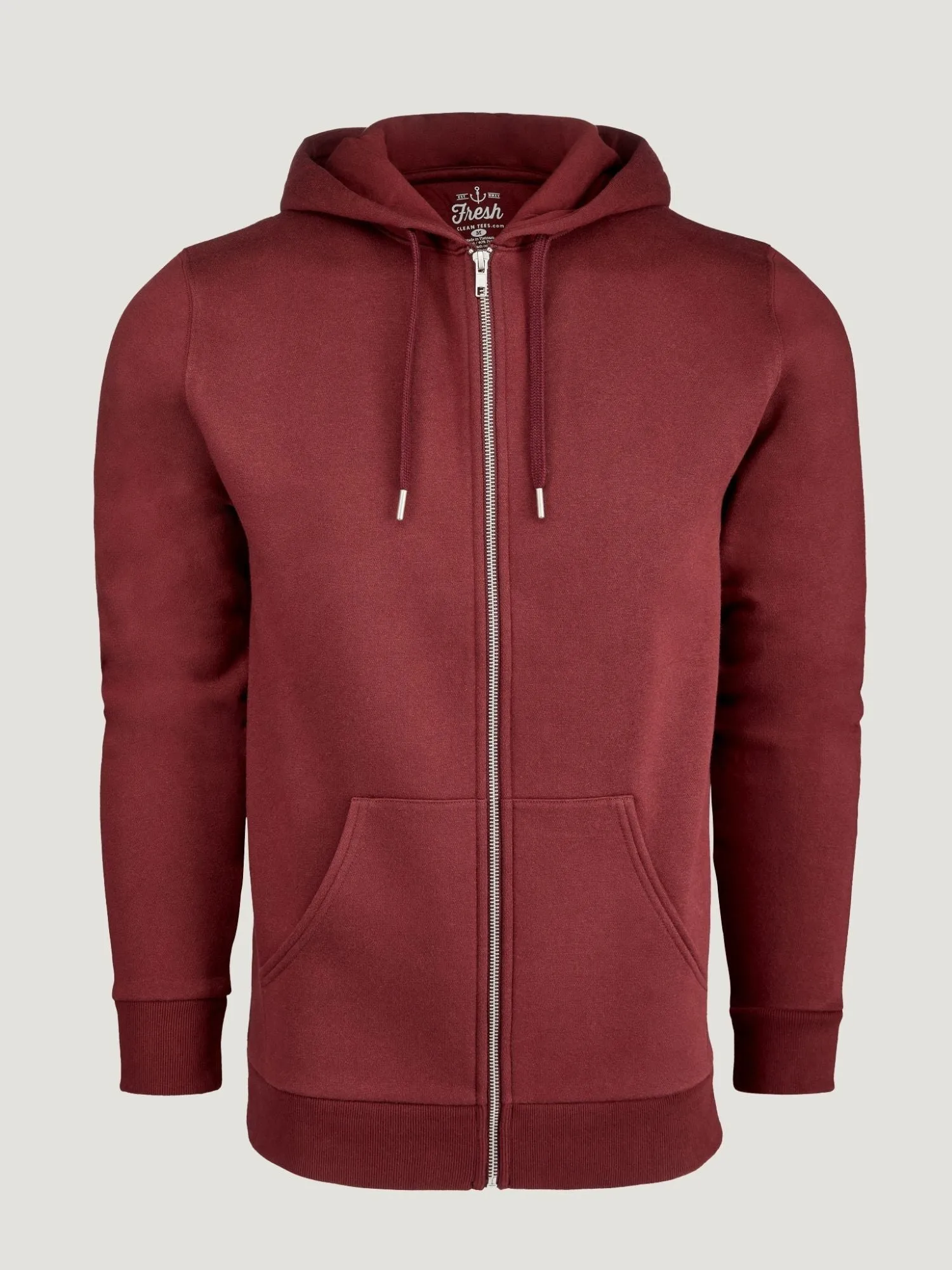 Garnet Zip-Up Hoodie