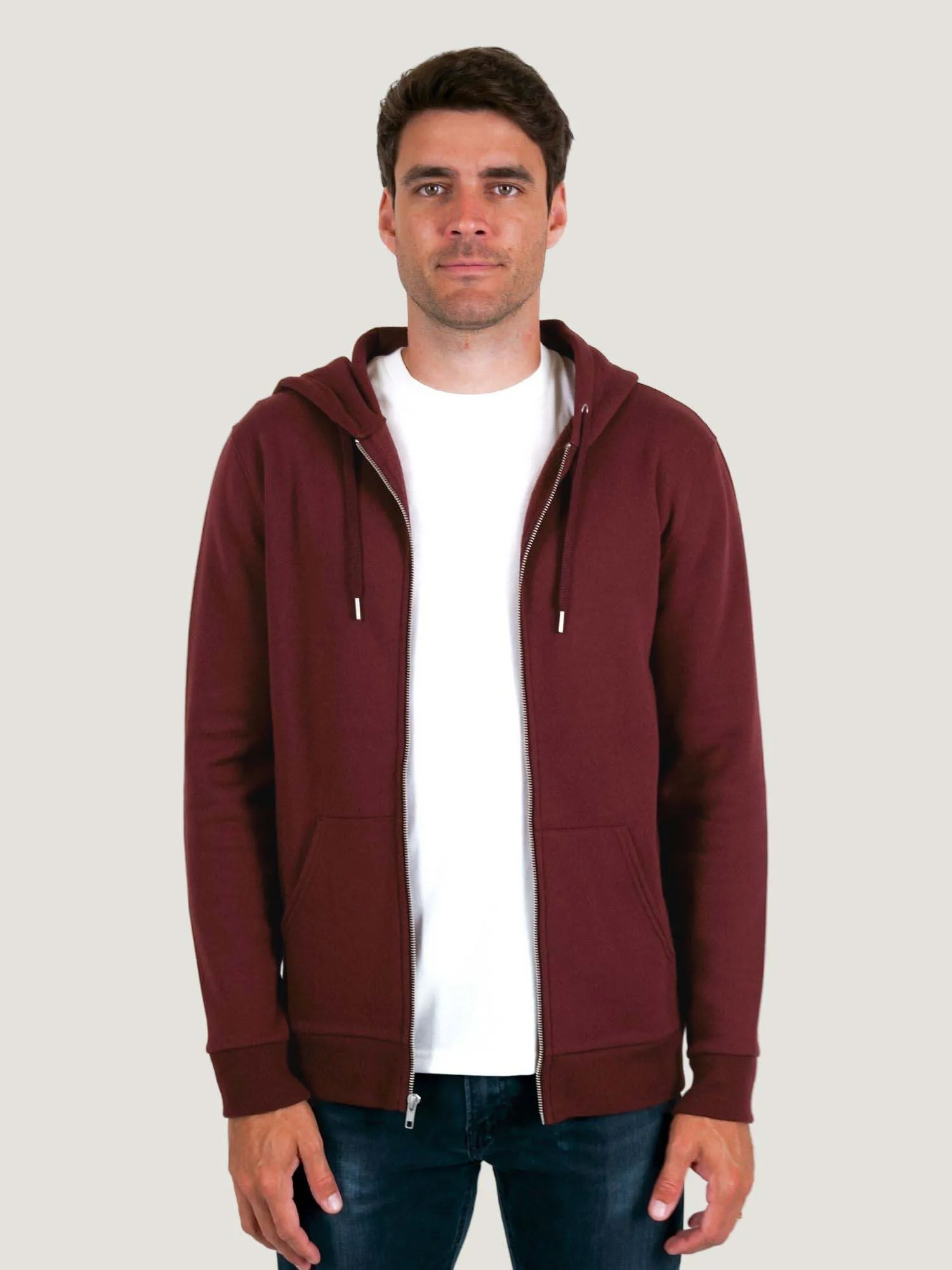 Garnet Zip-Up Hoodie