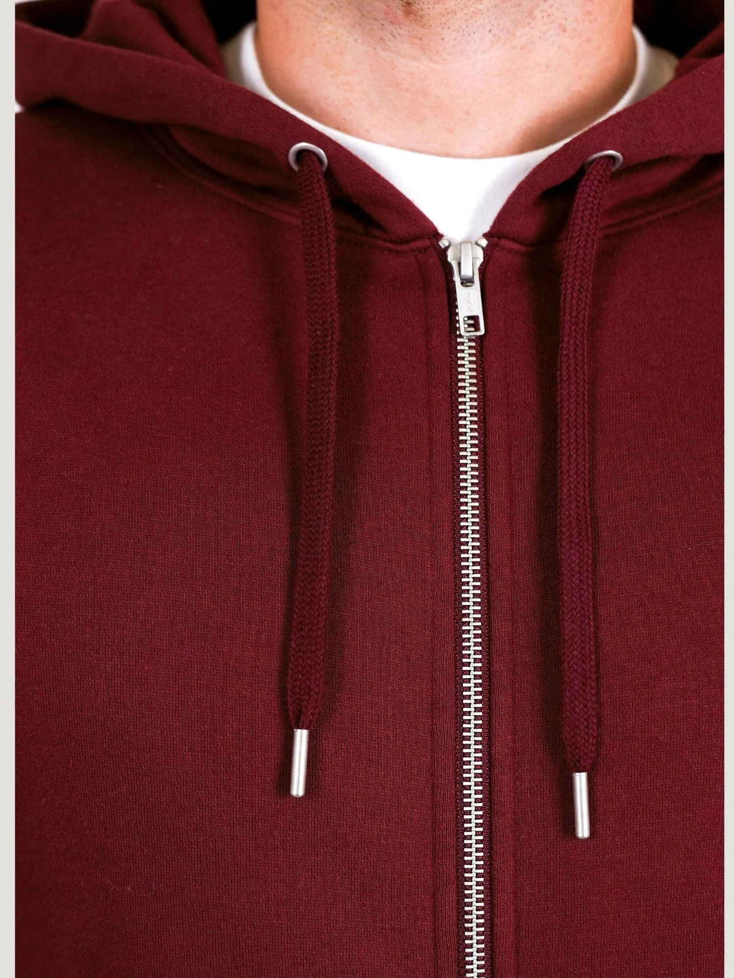 Garnet Zip-Up Hoodie