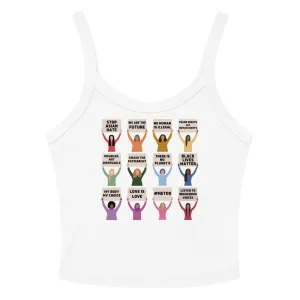 Global Protesting Women Scoop Neck Tank Top