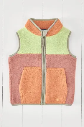 Grass & Air: Aurora Pink Kids Gilet