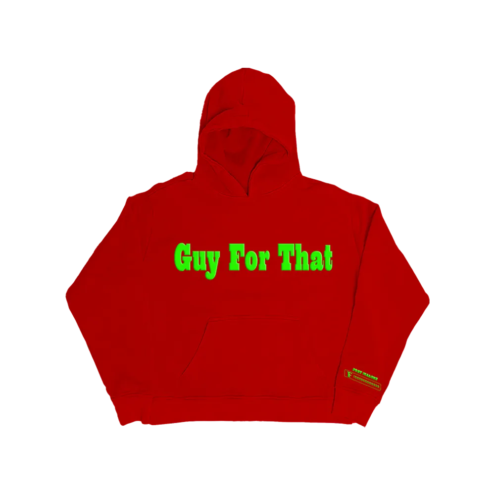 Guy for that hoodie