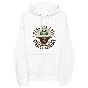 Heal the Soil Unisex Eco Raglan Hoodie