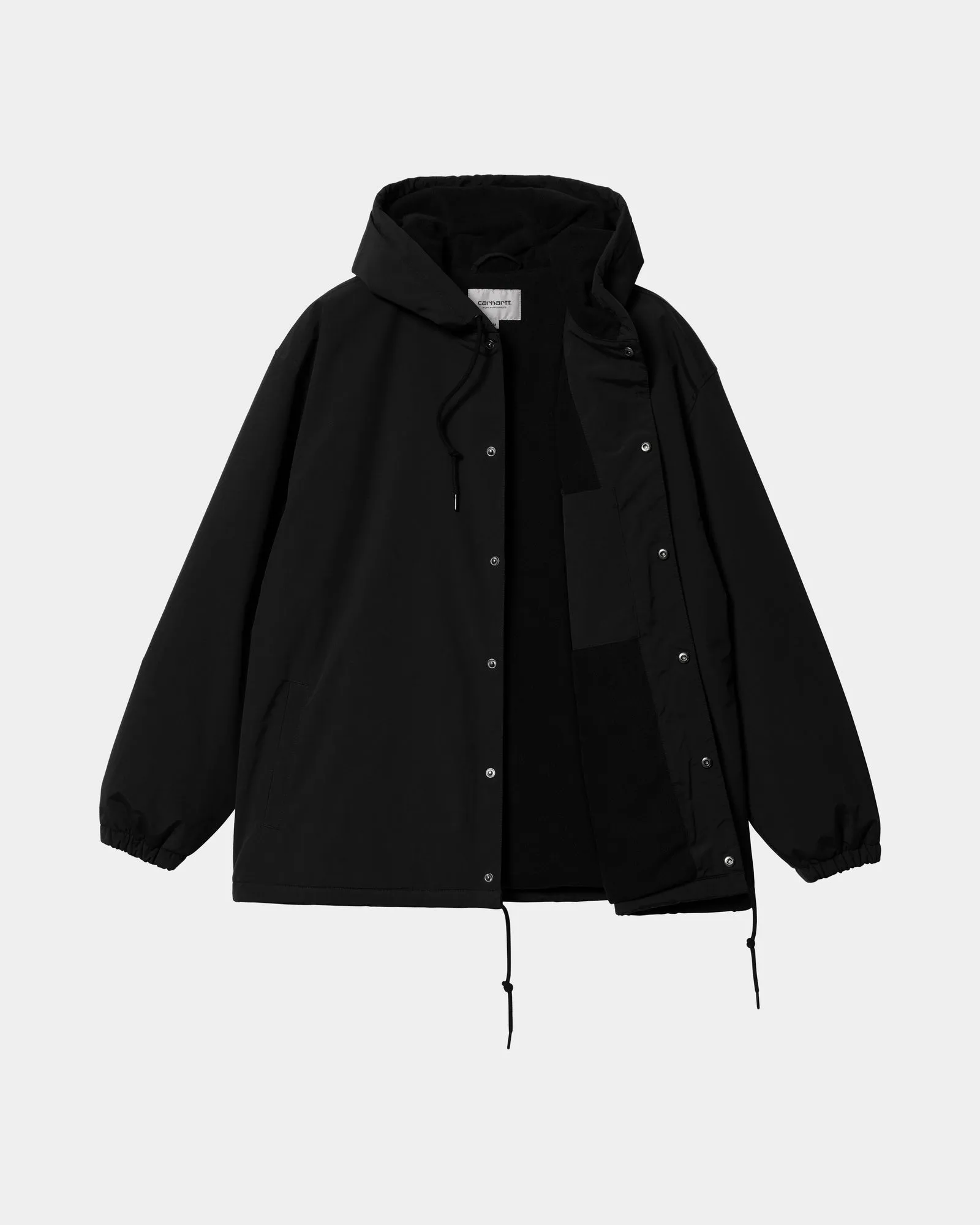 Hooded Coach Jacket | Black