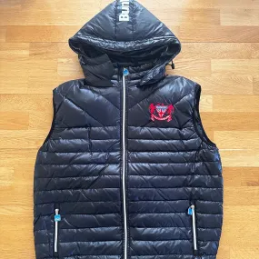 Hooded Puffer Caddy Gilet  - Black - XS - (Sample)