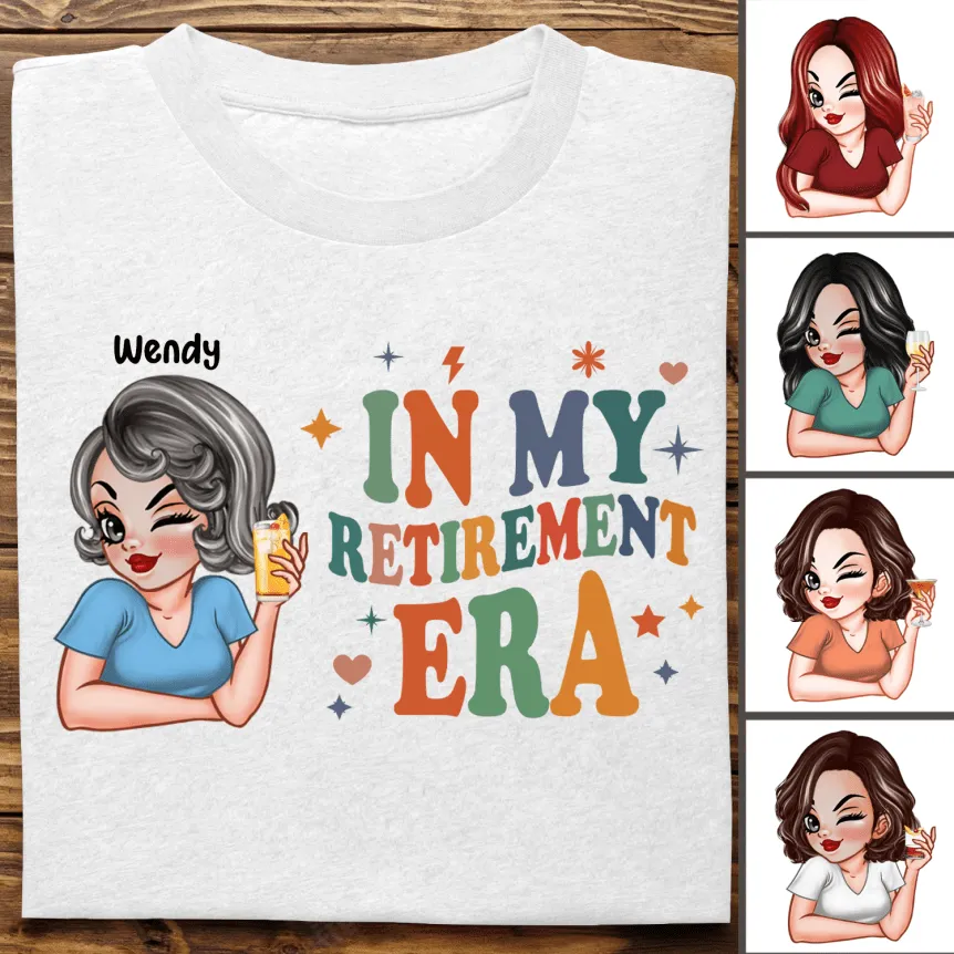 In My Retirement Era - Personalized Unisex T-shirt, Sweater, Hoodie