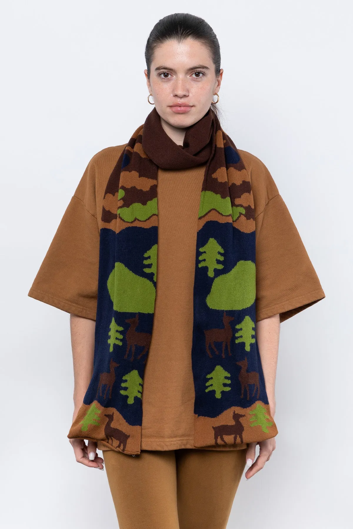 JQSCARF10 - Woodland Creature Scarf