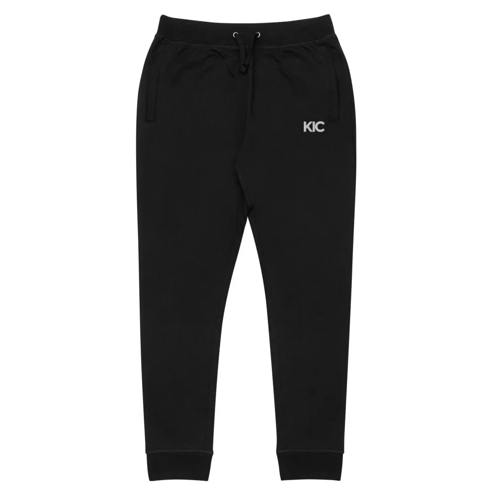 KIC Slim Fit Joggers with Embroidery