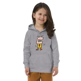 Kids eco hoodie - I Love Ice-cream THIS much