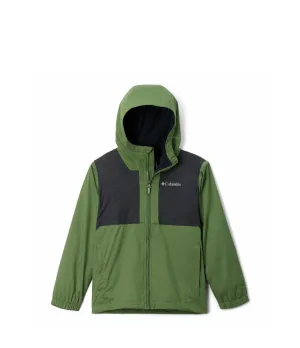 KID'S RAINY TRAILS FLEECE LINED JACKET - CANTEEN/BLACK