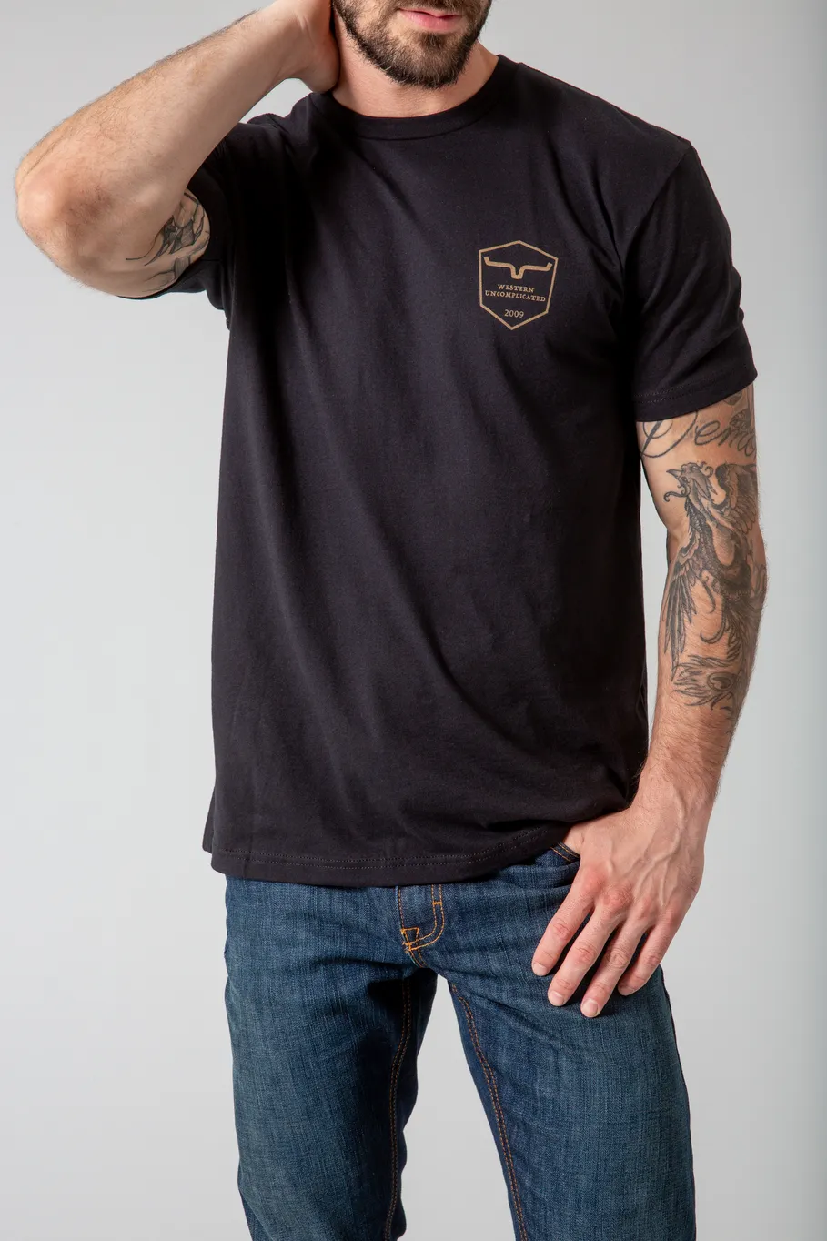 Kimes Shielded Trucker Men's Tee Black