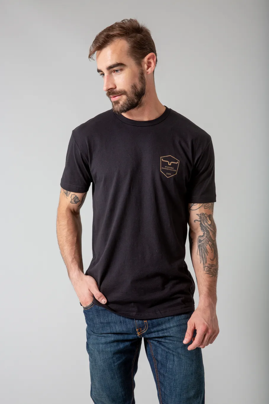 Kimes Shielded Trucker Men's Tee Black