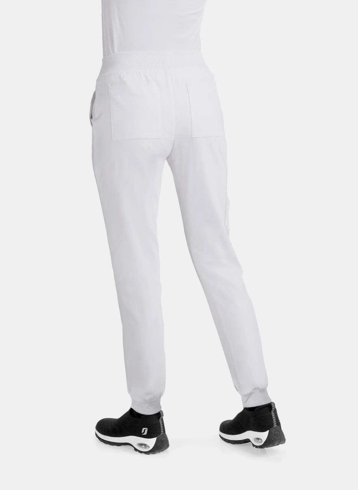 Koi Cureology Pulse Scrub Joggers - White