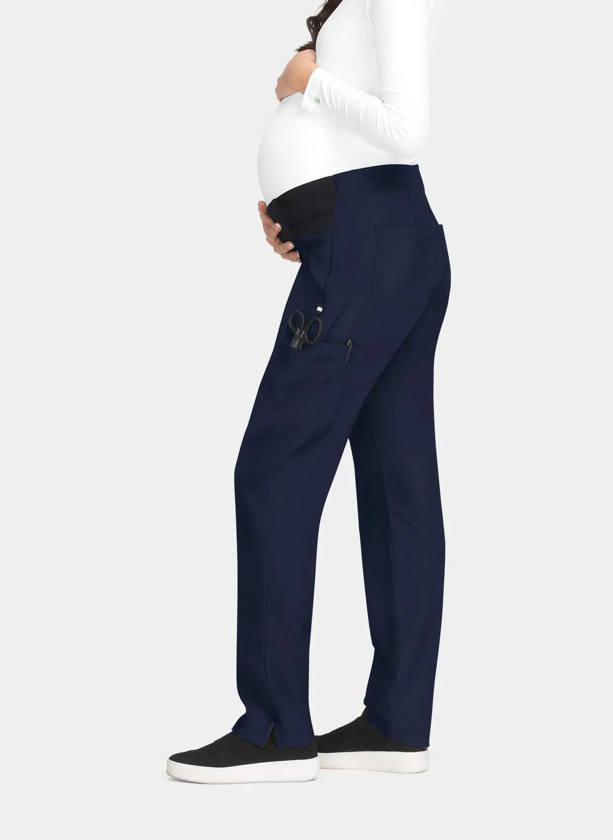 Koi Next Gen On The Move Maternity Scrub Trousers - Navy