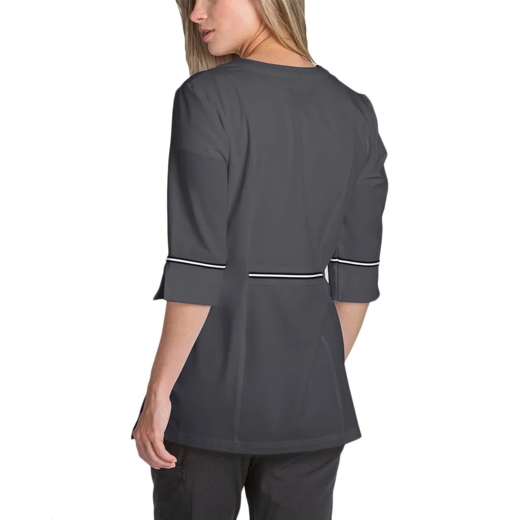 Ladies' Marvella Labcoat With 2 Way Zipper