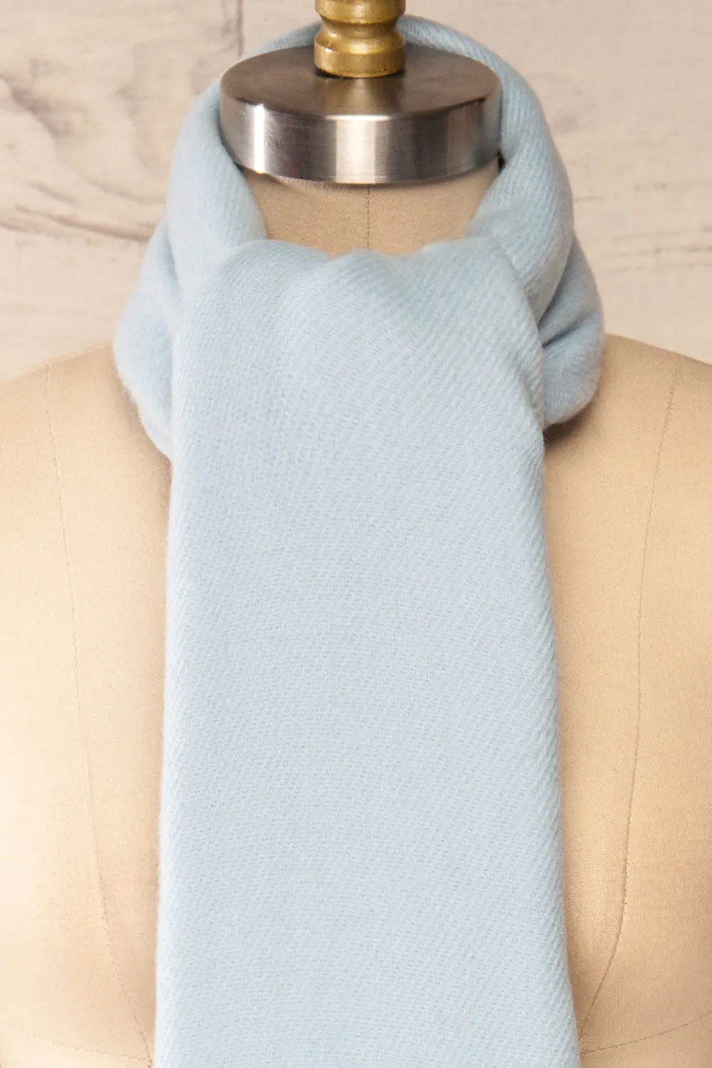 Le Baiser Blue | Soft Knitted Scarf