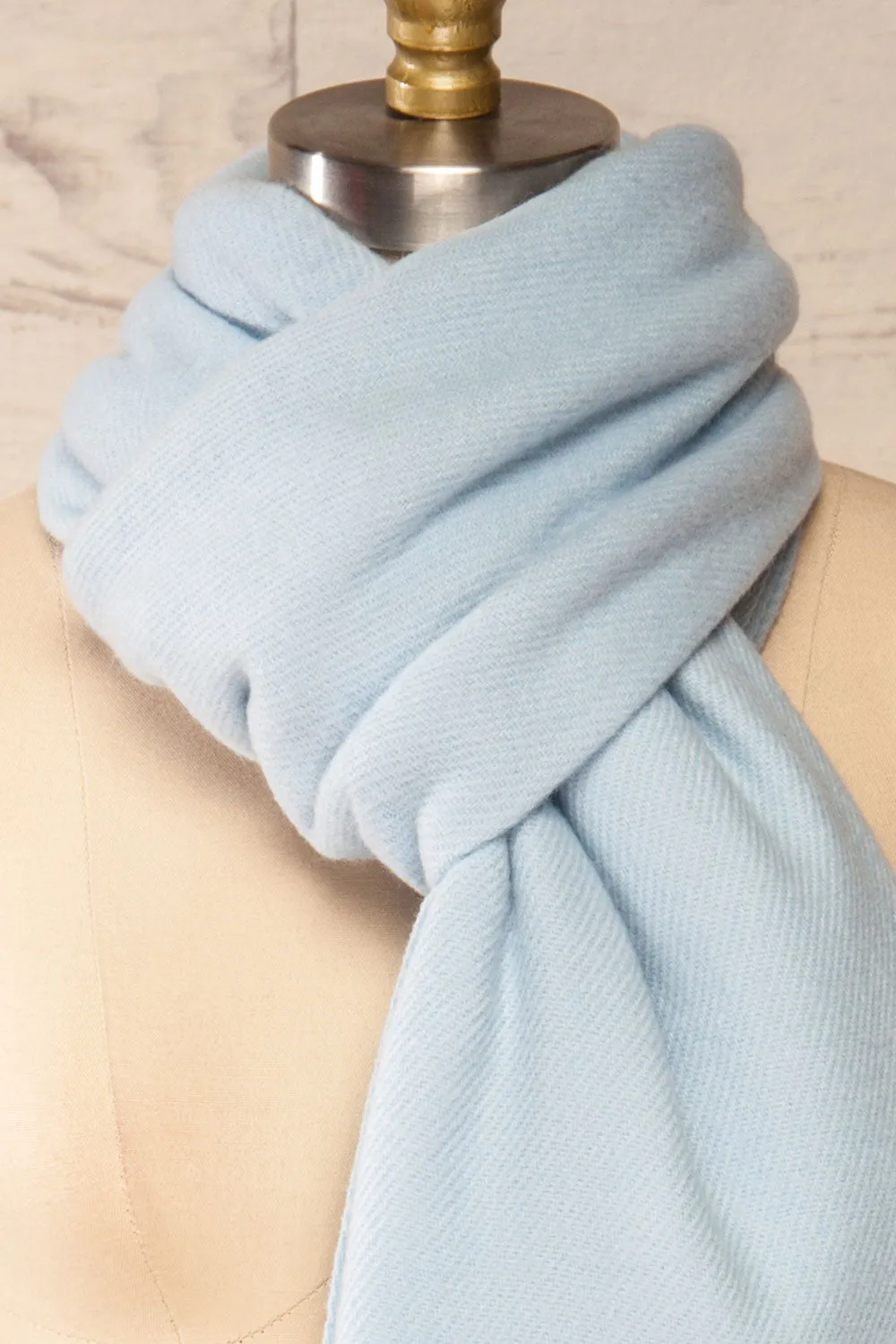 Le Baiser Blue | Soft Knitted Scarf