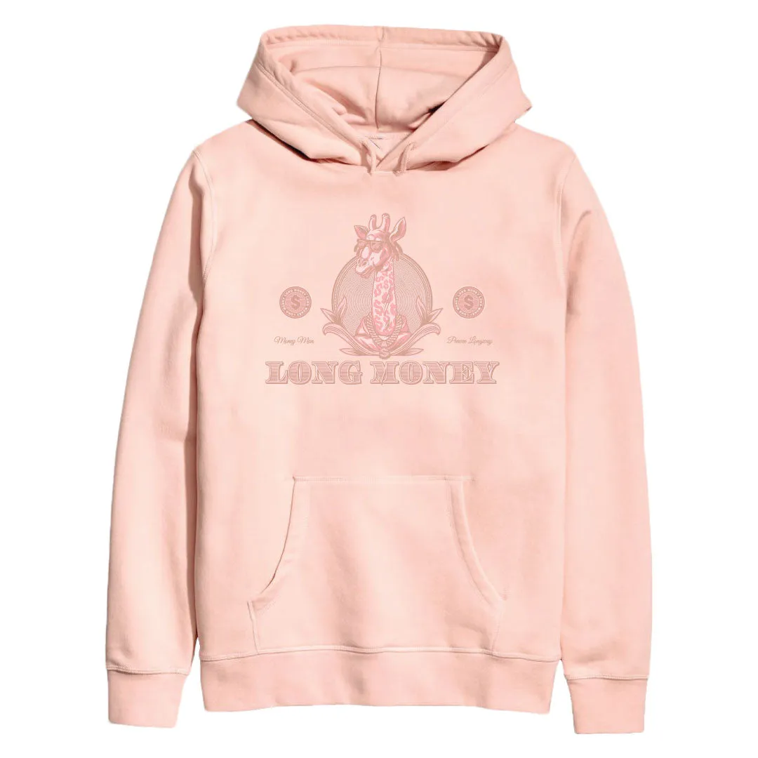 Long Money- Dusty Pink Hoodie