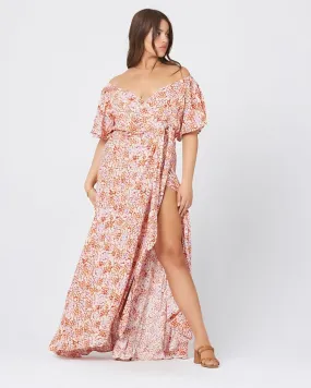 L*SPACE Lily Of The Valley Printed Panama Dress