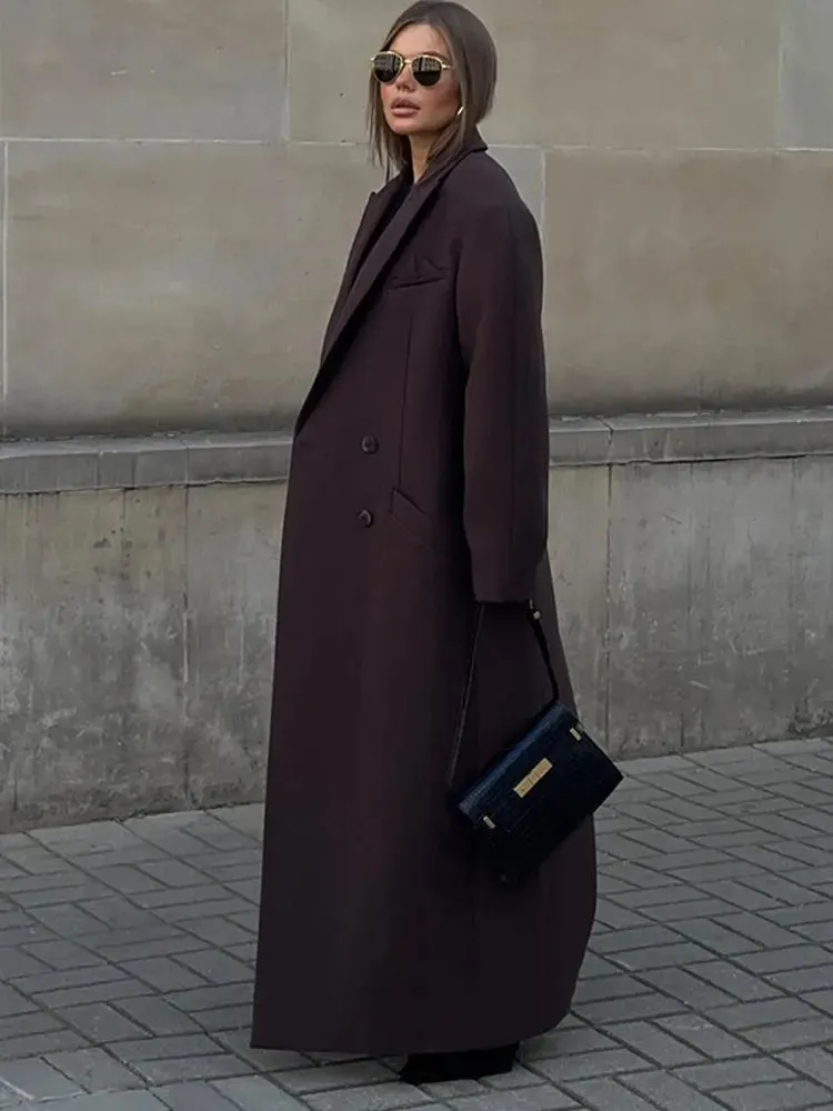 Madison - Oversized wool blend coat