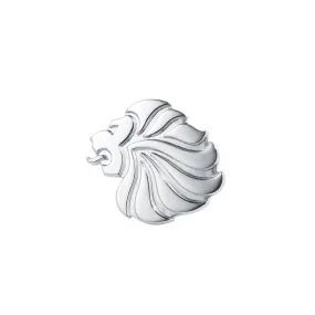 Mappin & Webb Team GB Sterling Silver Lion Head Lapel Pin