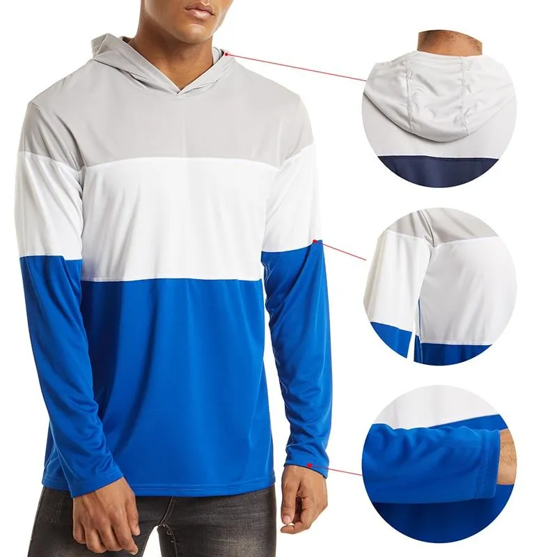 Men's UPF 50  Sun Protection Hoodie - Summer-Ready UV Shield