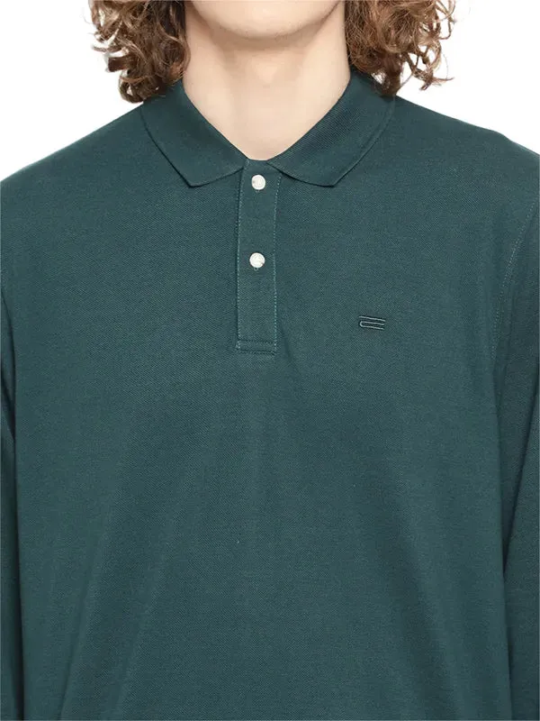 Mettle Men Green Henley Neck T-Shirt