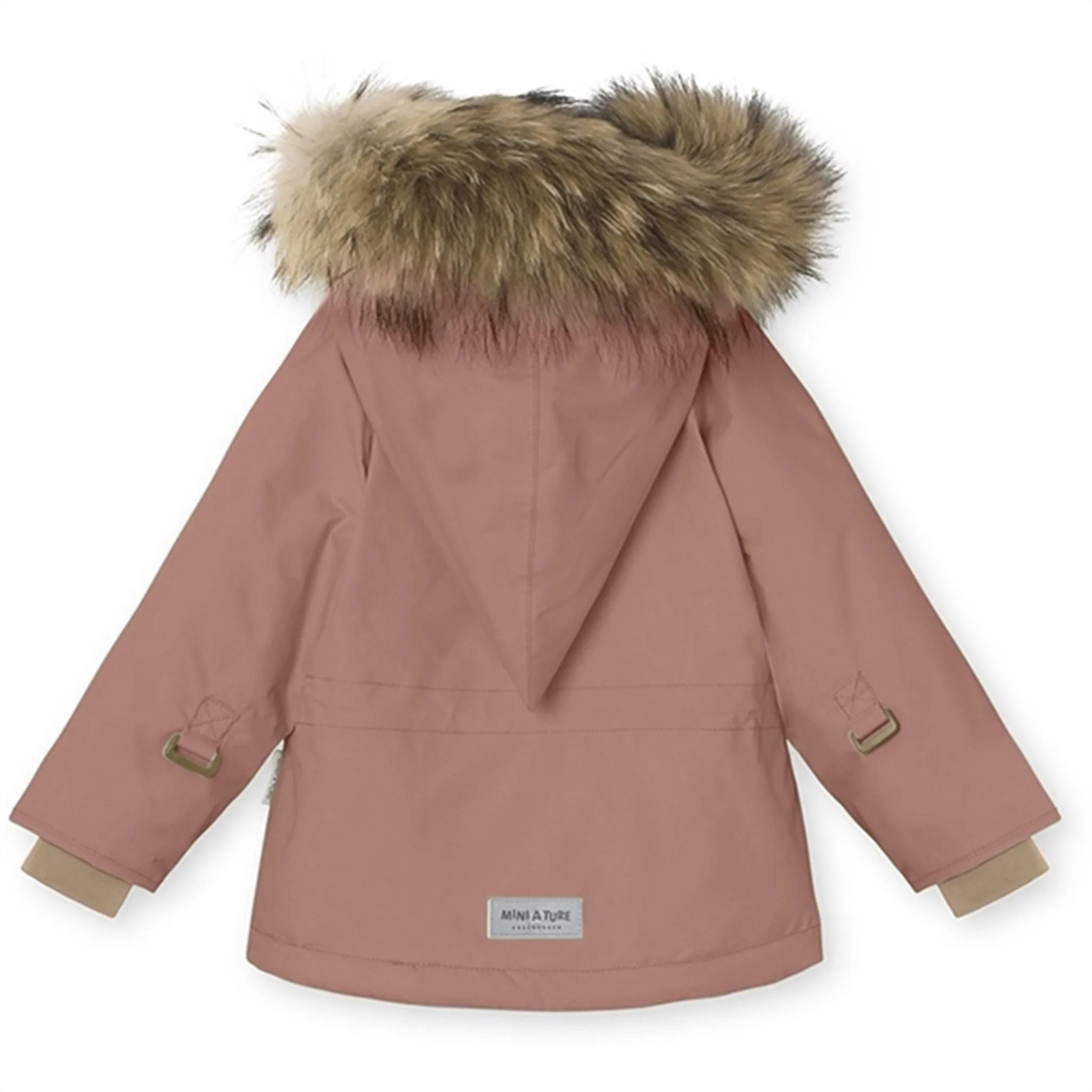 MINI A TURE Wang Fleece Fur Winter Jacket Wood Rose