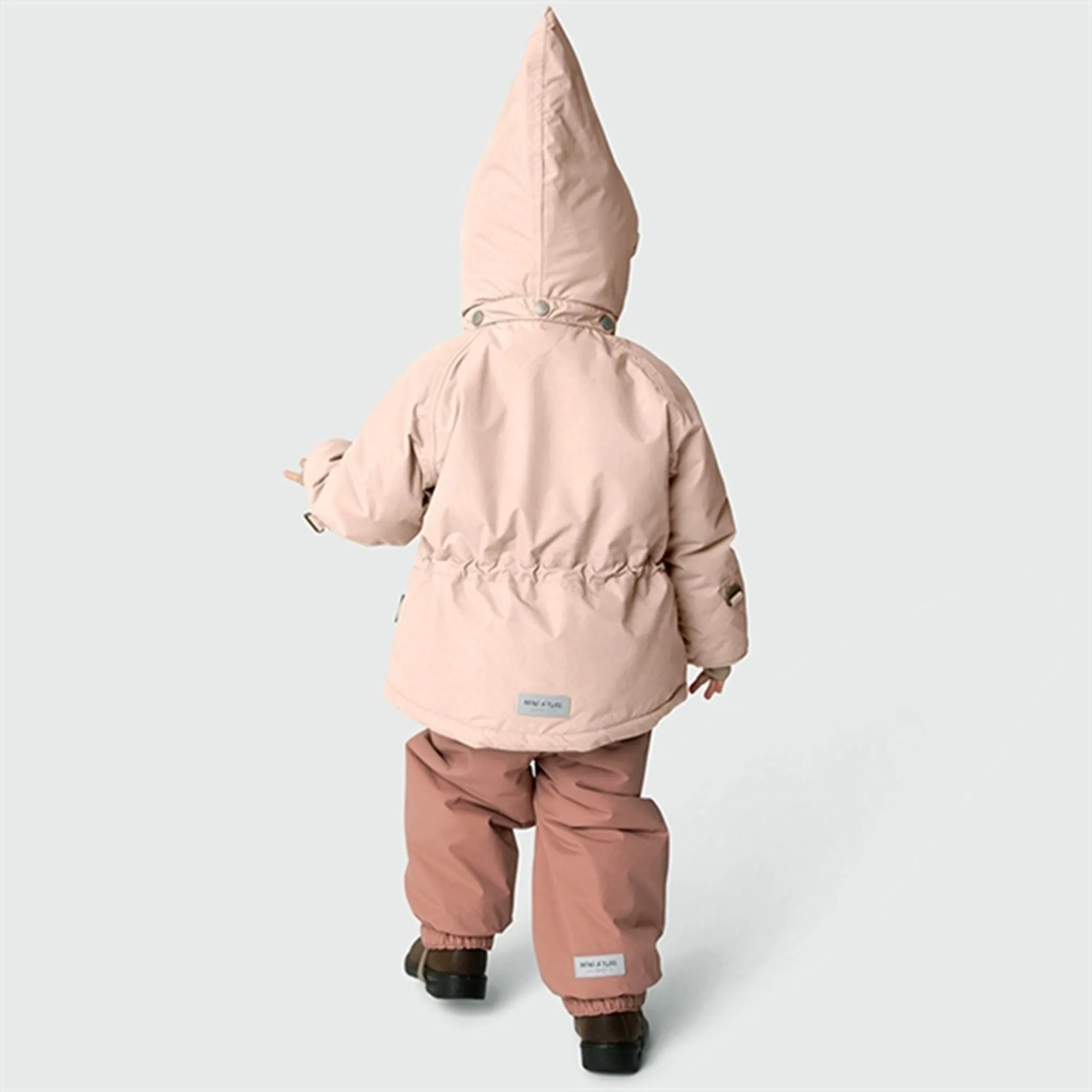 MINI A TURE Wang Fleece Winter Jacket Rose Dust