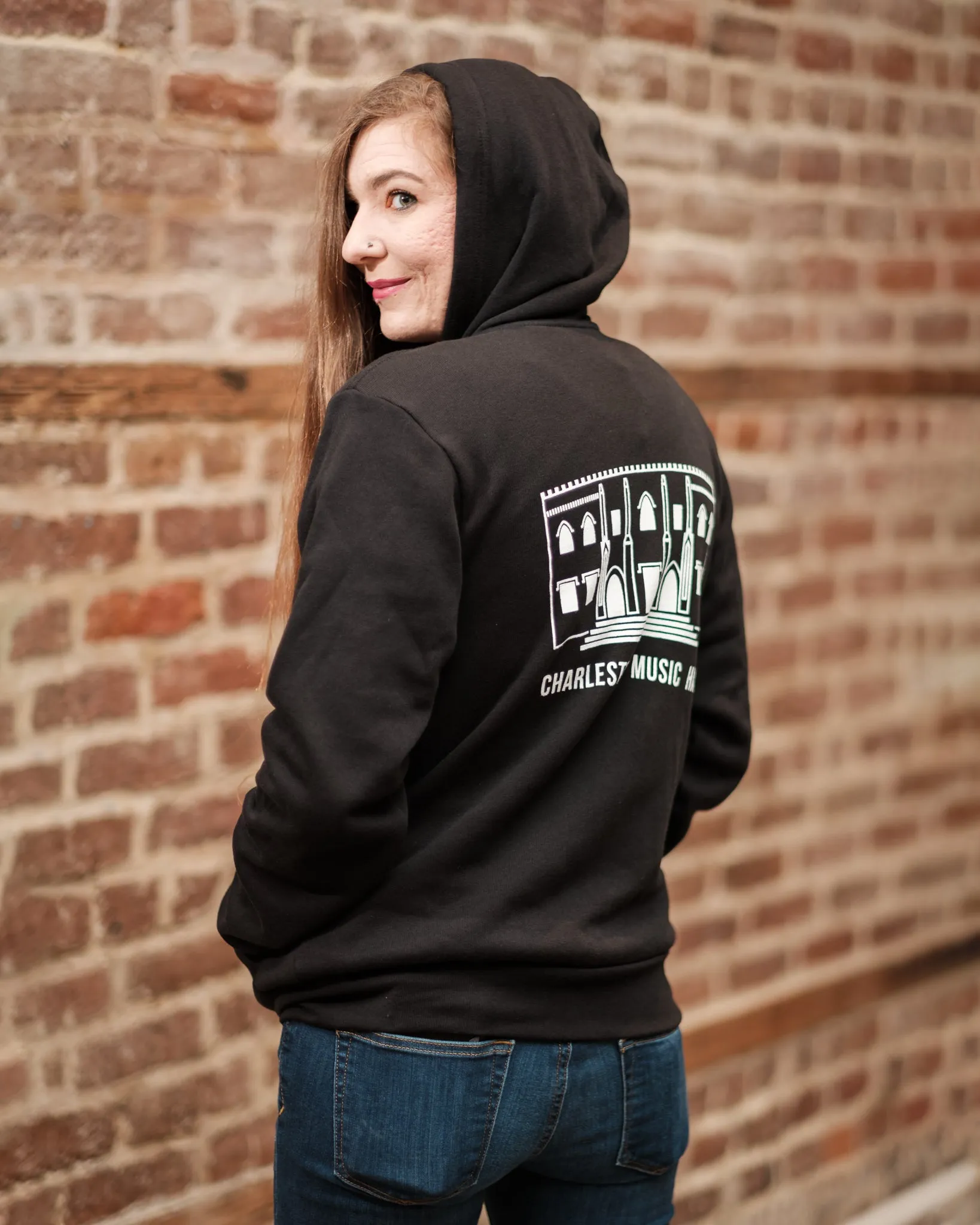 Music Hall Zip-Up Hoodie