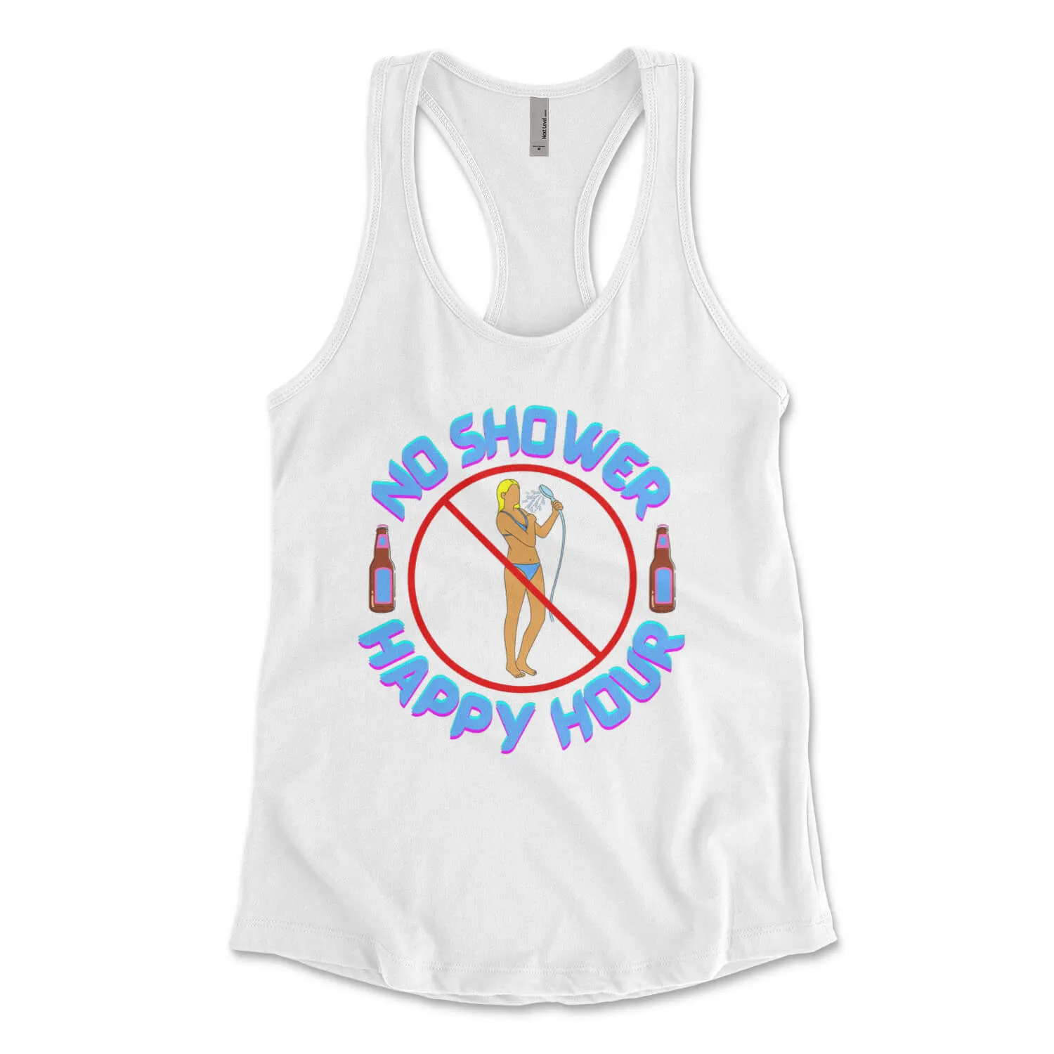 No Shower Happy Hour Women's Tank Top