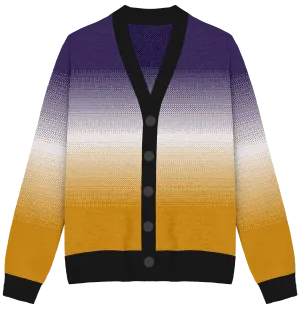 Non-Binary Faded Knit Cardigan