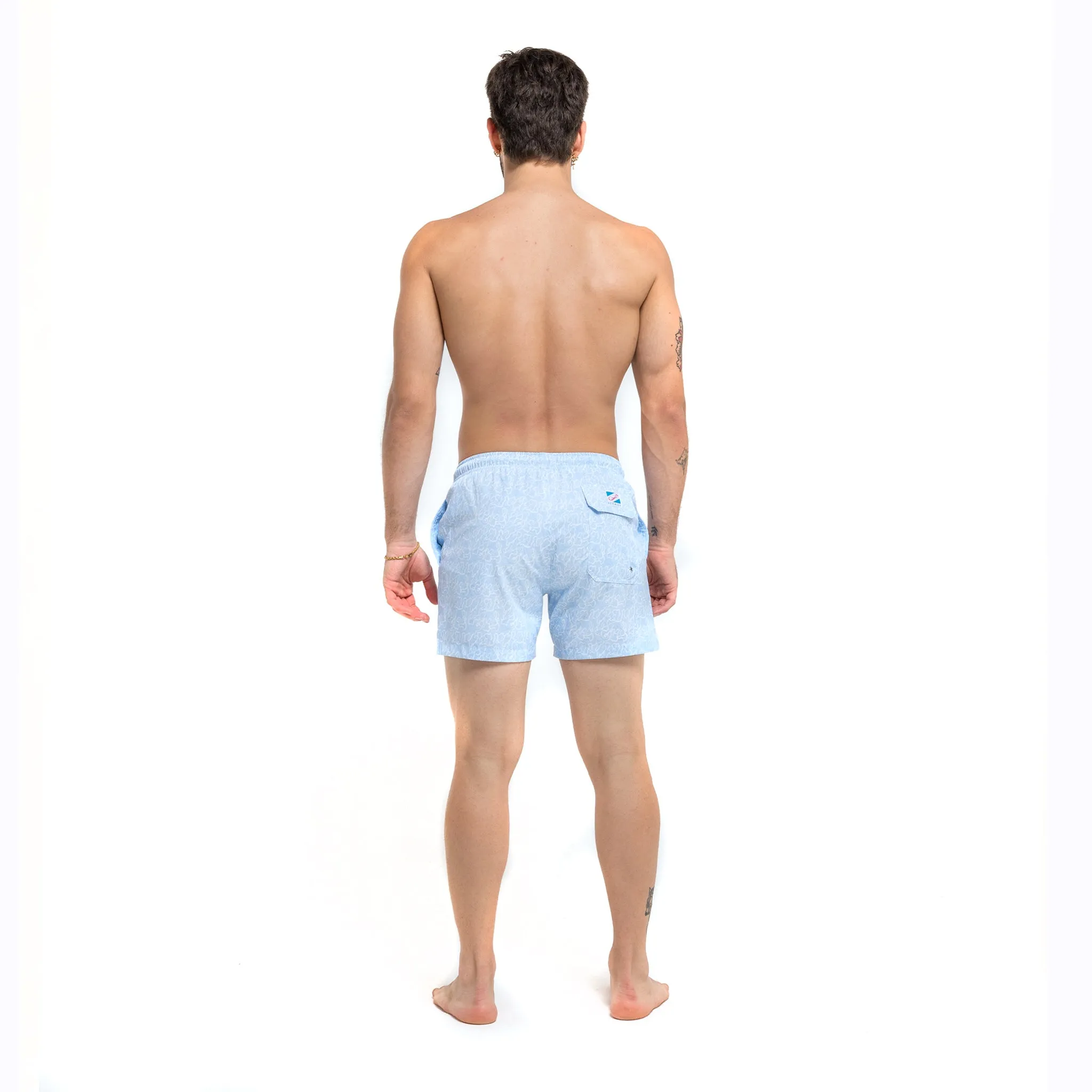 Ocean Motion - 5" Swim Trunks   Compression Liner