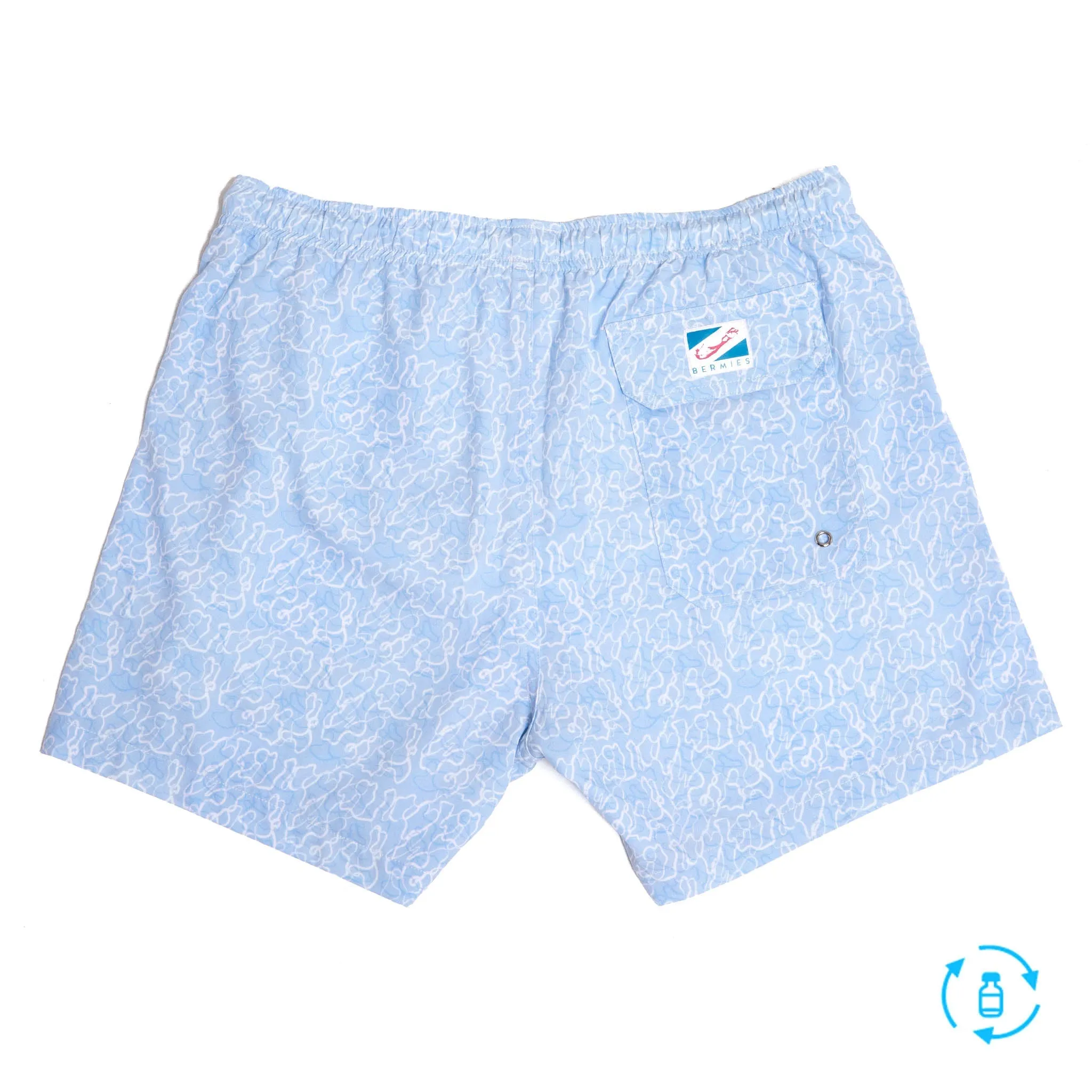 Ocean Motion - 5" Swim Trunks   Compression Liner