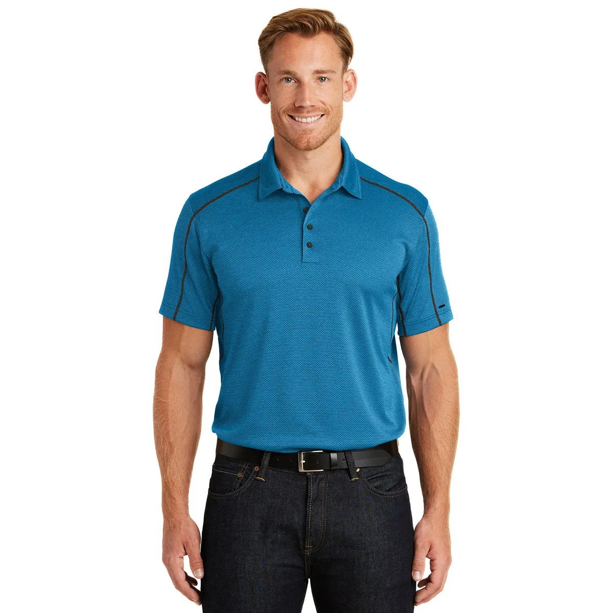 OGIO Men's Bolt Blue/Blacktop Orbit Polo