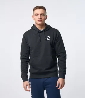 Omnitau Men's Classic Organic Cotton Overhead Hoodie - Black