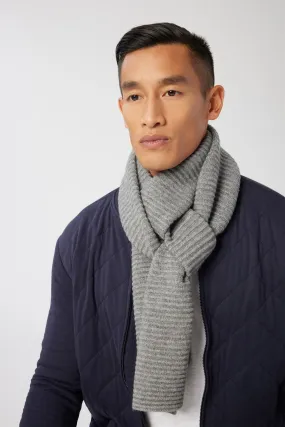 Ottoman Rib Scarf | Wool & Cashmere