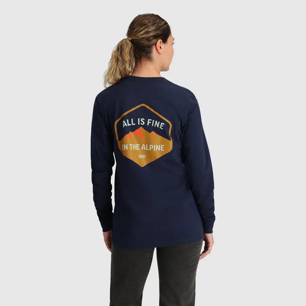 Outdoor Research Alpine Logo Unisex Long Sleeve T-Shirt