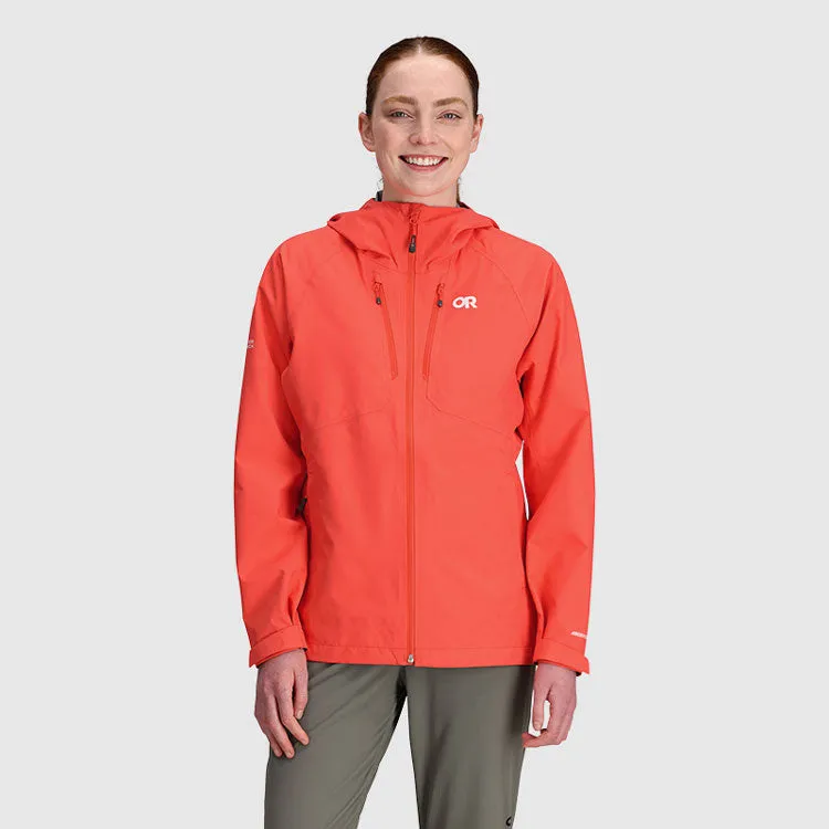 Outdoor Research MicroGravity AscentShell Womens Waterproof Hooded Jacket