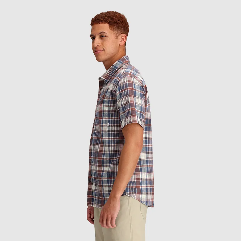 Outdoor Research Weisse Plaid Mens Short Sleeve Shirt