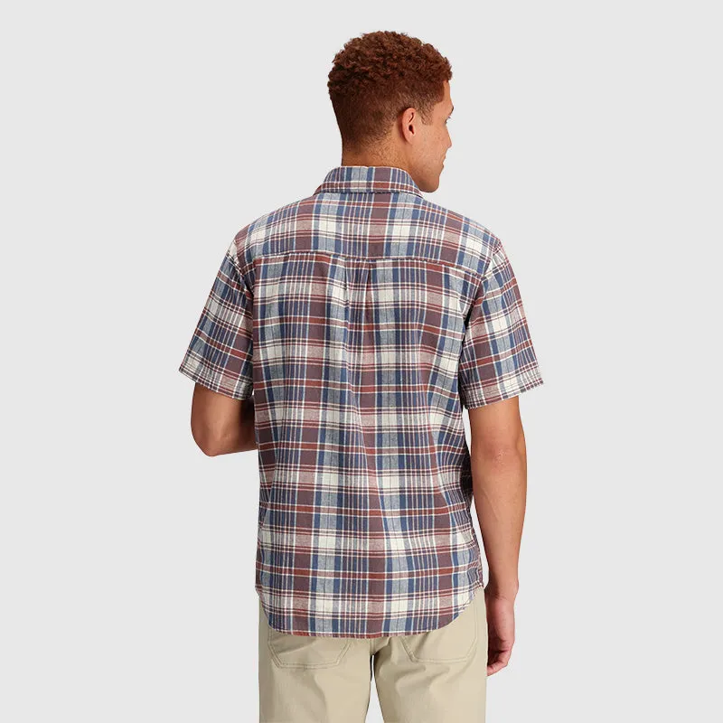 Outdoor Research Weisse Plaid Mens Short Sleeve Shirt