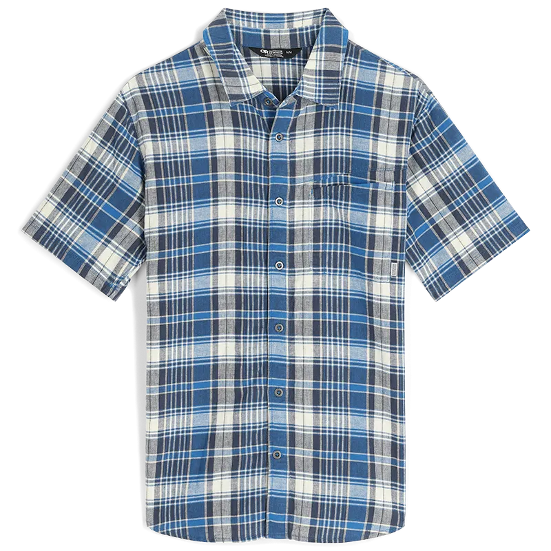 Outdoor Research Weisse Plaid Mens Short Sleeve Shirt