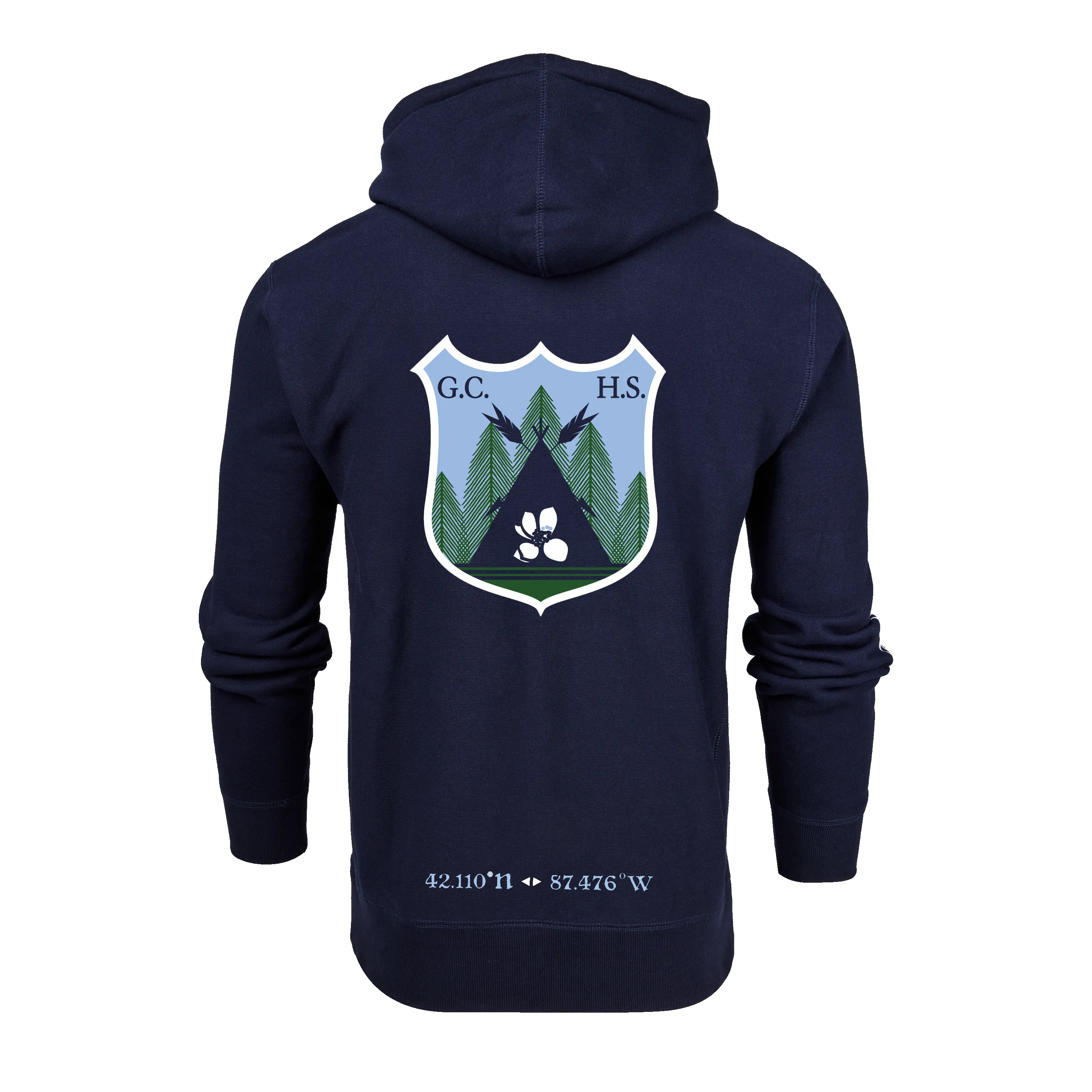 Paddling Wolf Fireside Hoodie