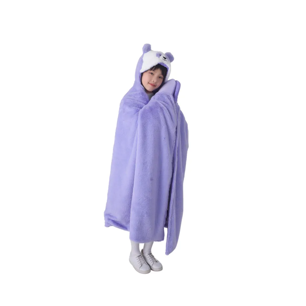 Panda Weighted Hoodie Blanket