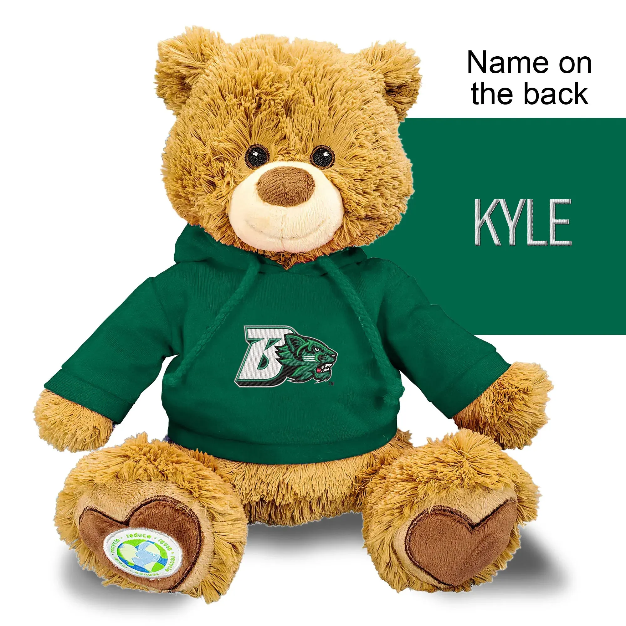 Personalized Binghamton Bearcats 10" Plush Bear 2